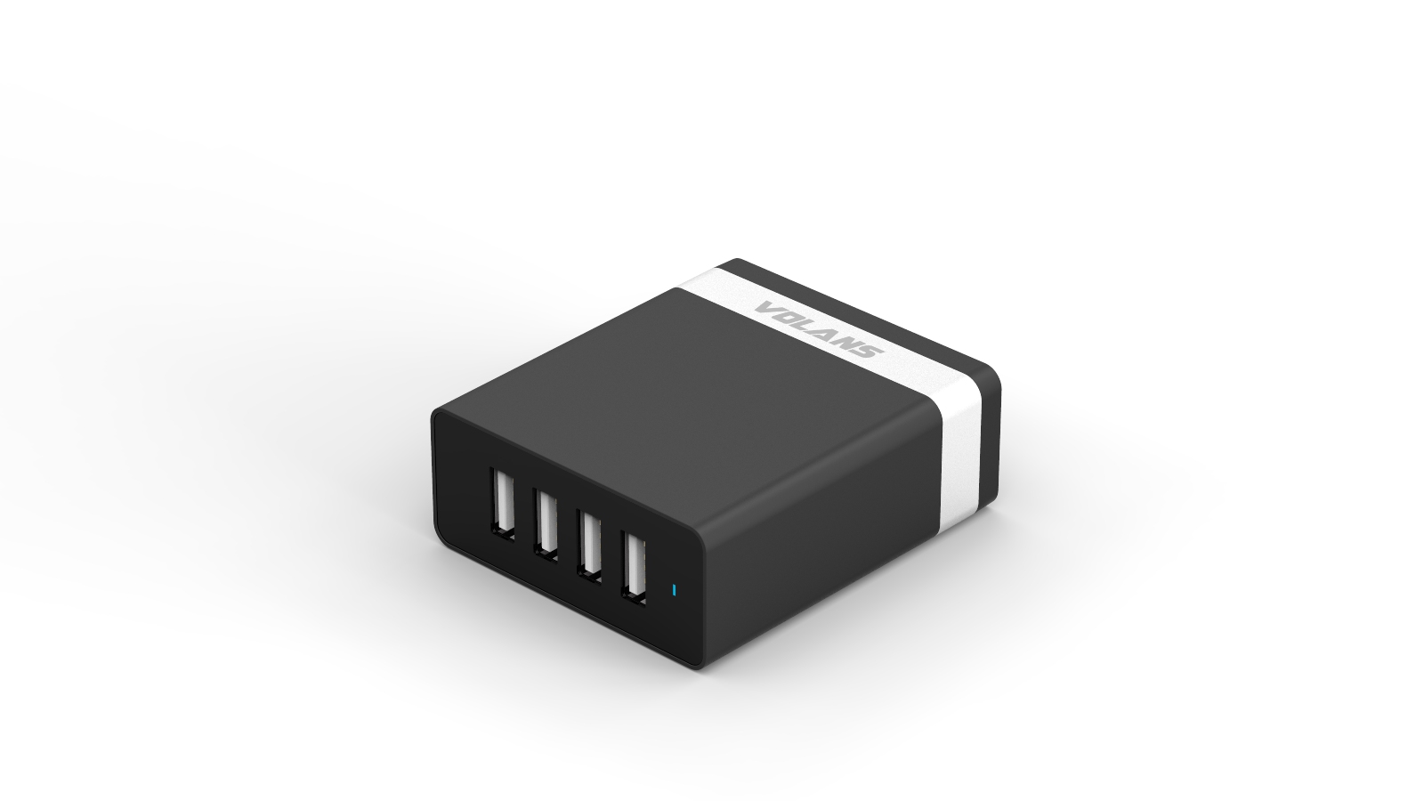  Aluminium 4-Port USB Smart Charger  